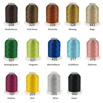 Speenkoord met naam stof beige met witte hartjes